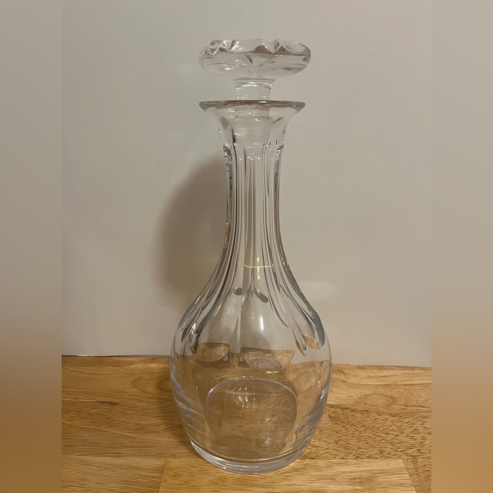Vintage Crystal Decanter with Stopper